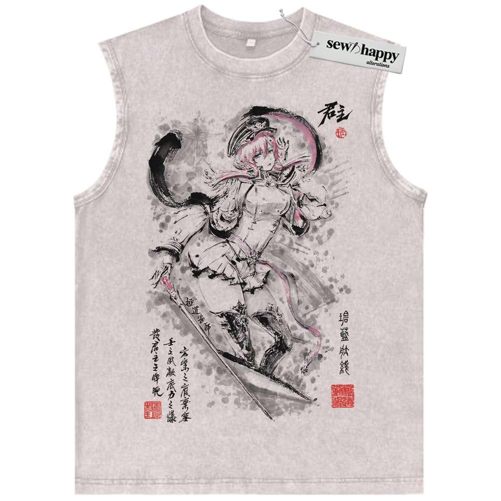 Wash Tank Top Monarch Tank Top, Azur Lane Tank Top, Game Tank Top, Vintage Tank Top