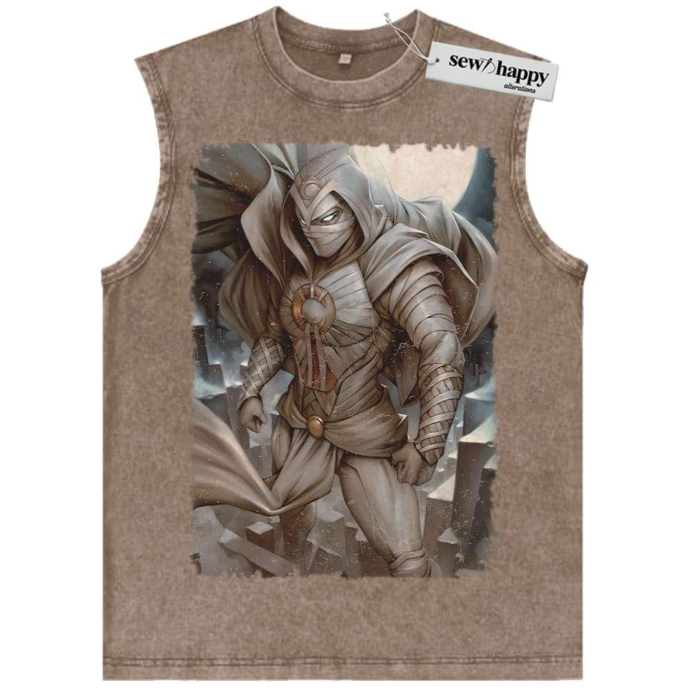 Wash Tank Top Moon Knight Tank Top, Marvel Comics Tank Top, Vintage Tank Top