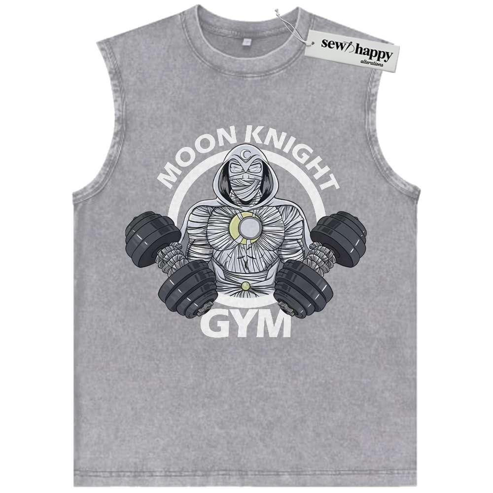 Wash Tank Top Moon Knight Tank Top, Marvel Comics Tank Top, Vintage Tank Top