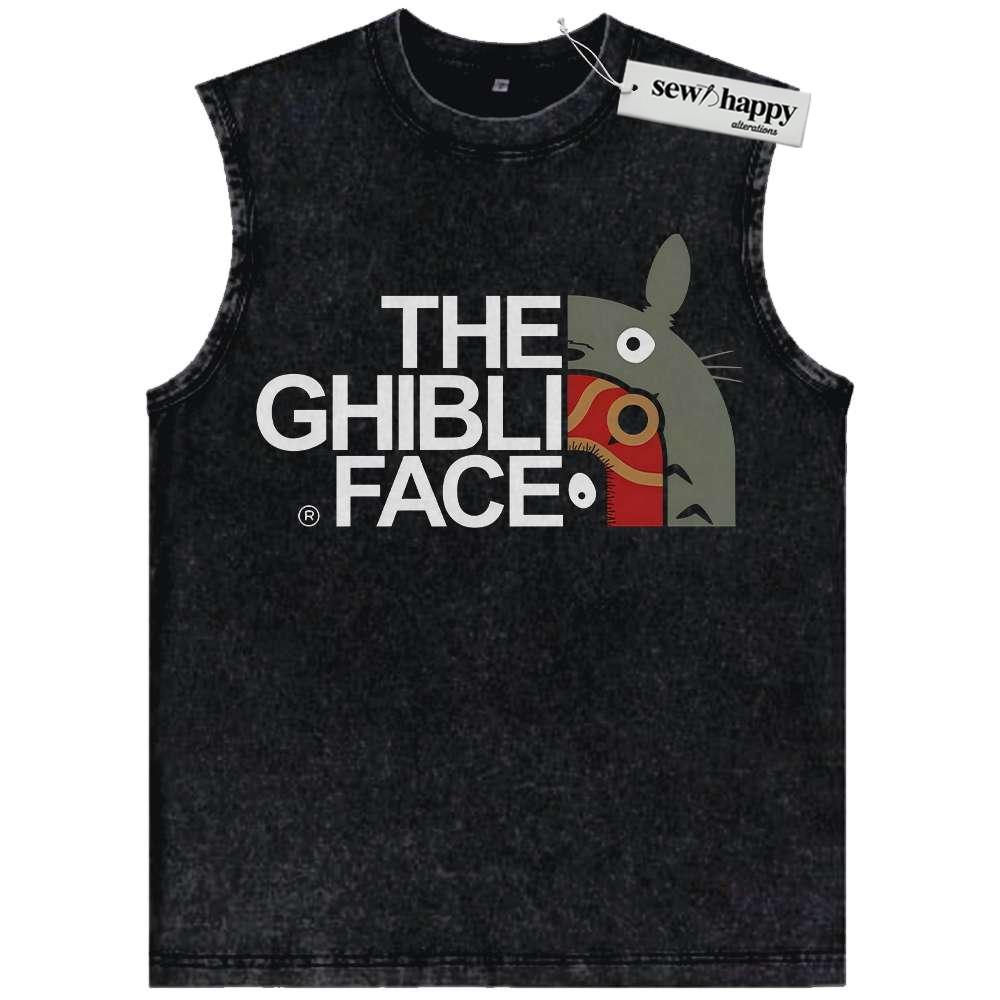Wash Tank Top My Neighbor Totoro Tank Top, Studio Ghibli Tank Top, Anime Tank Top, Vintage Tank Top