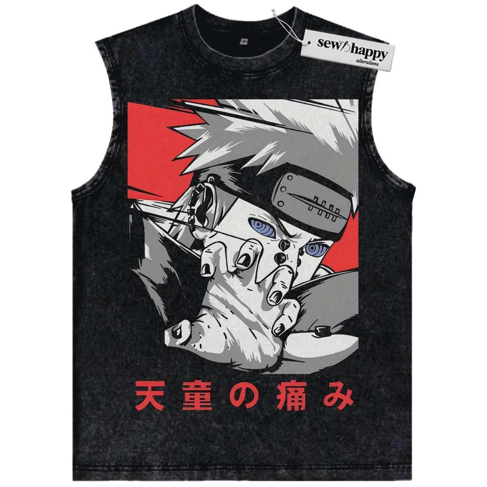 Wash Tank Top Nagato Uzumaki Tank Top, Naruto Tank Top, Anime Tank Top, Vintage Tank Top