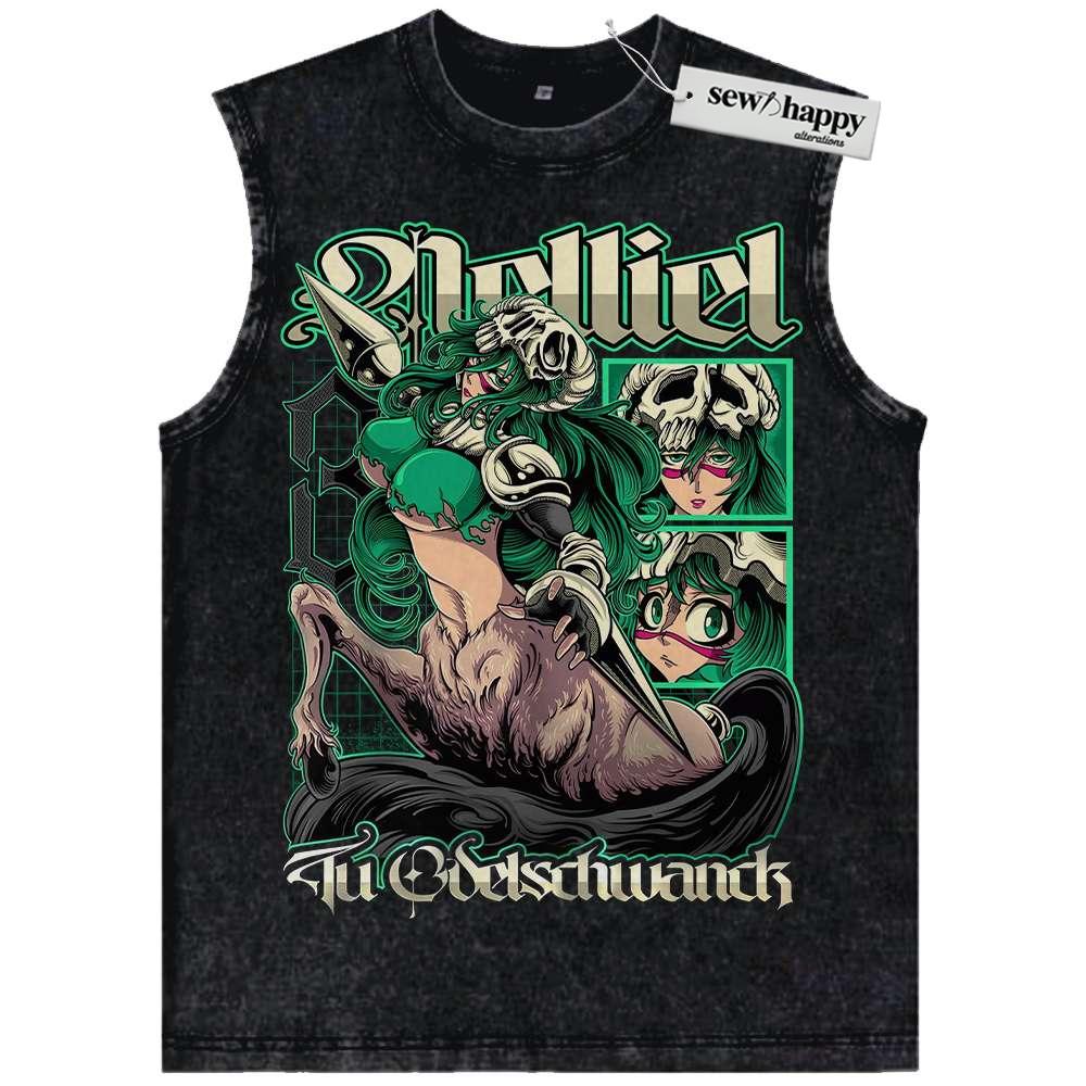 Wash Tank Top Nelliel Tu Odelschwanck Tank Top, Bleach Tank Top, Anime Tank Top, Vintage Tank Top
