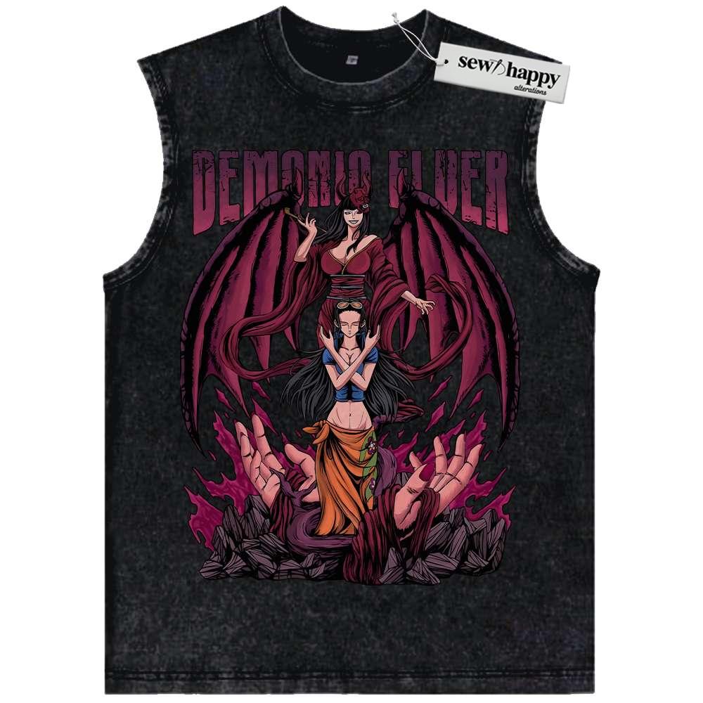 Wash Tank Top Nico Robin Tank Top, One Piece Tank Top, Anime Tank Top, Vintage Tank Top