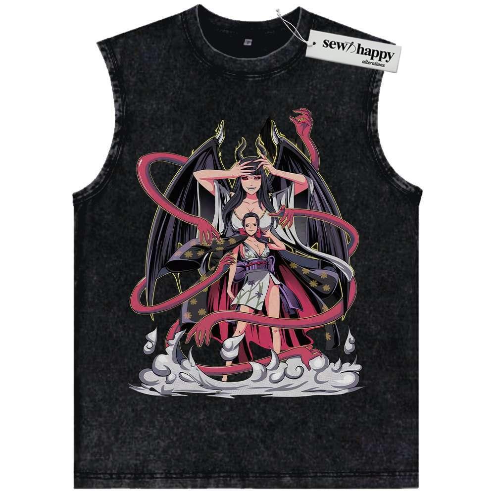 Wash Tank Top Nico Robin Tank Top, One Piece Tank Top, Anime Tank Top, Vintage Tank Top
