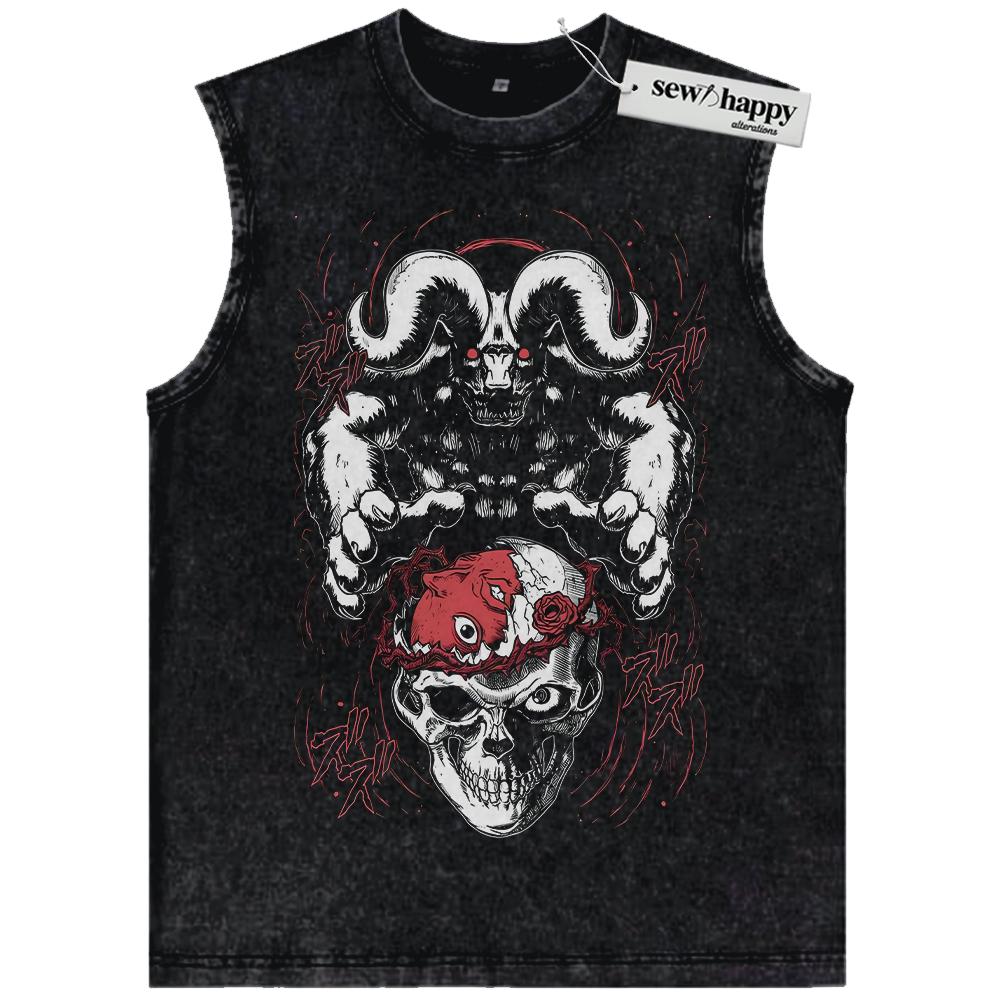 Wash Tank Top Nosferatu Zodd Tank Top, Berserk Tank Top, Anime Tank Top, Vintage Tank Top