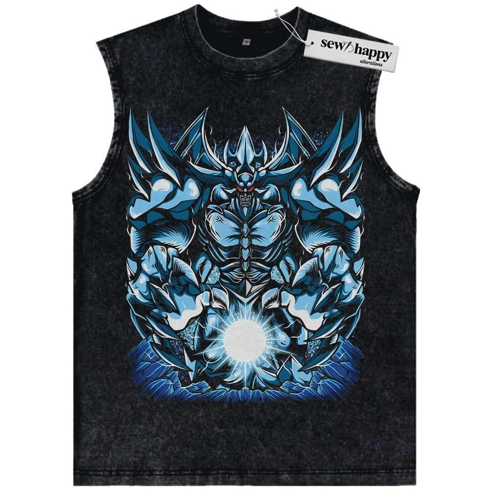 Wash Tank Top Obelisk the Tormentor Tank Top, Anime Tank Top, Vintage Tank Top