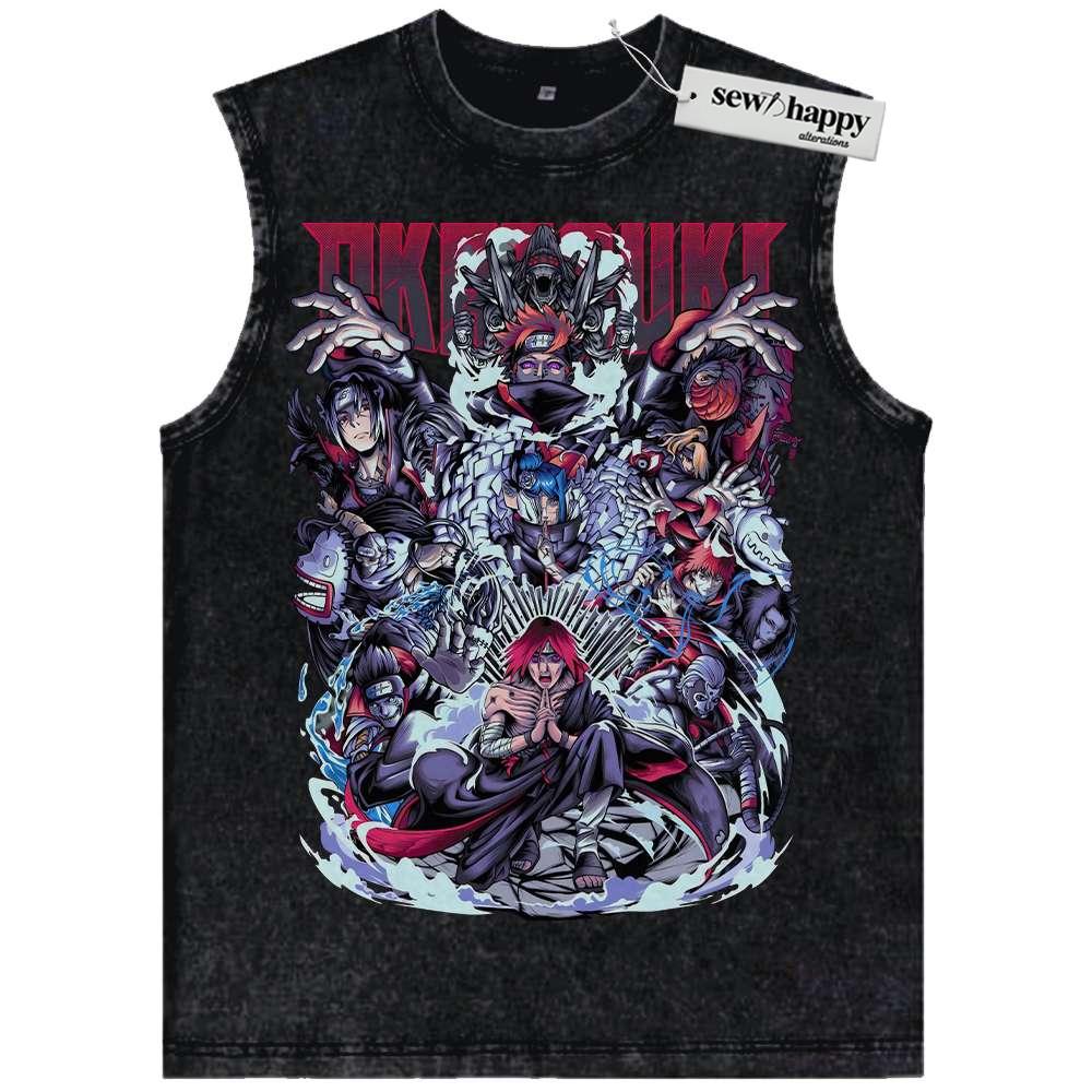 Wash Tank Top Pain Tank Top, Nagato Uzumaki Tank Top, Naruto Tank Top, Anime Tank Top, Vintage Tank Top