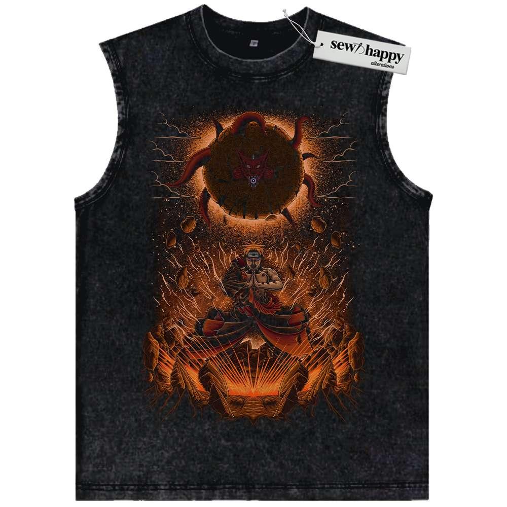 Wash Tank Top Pain Tank Top, Nagato Uzumaki Tank Top, Naruto Tank Top, Anime Tank Top, Vintage Tank Top