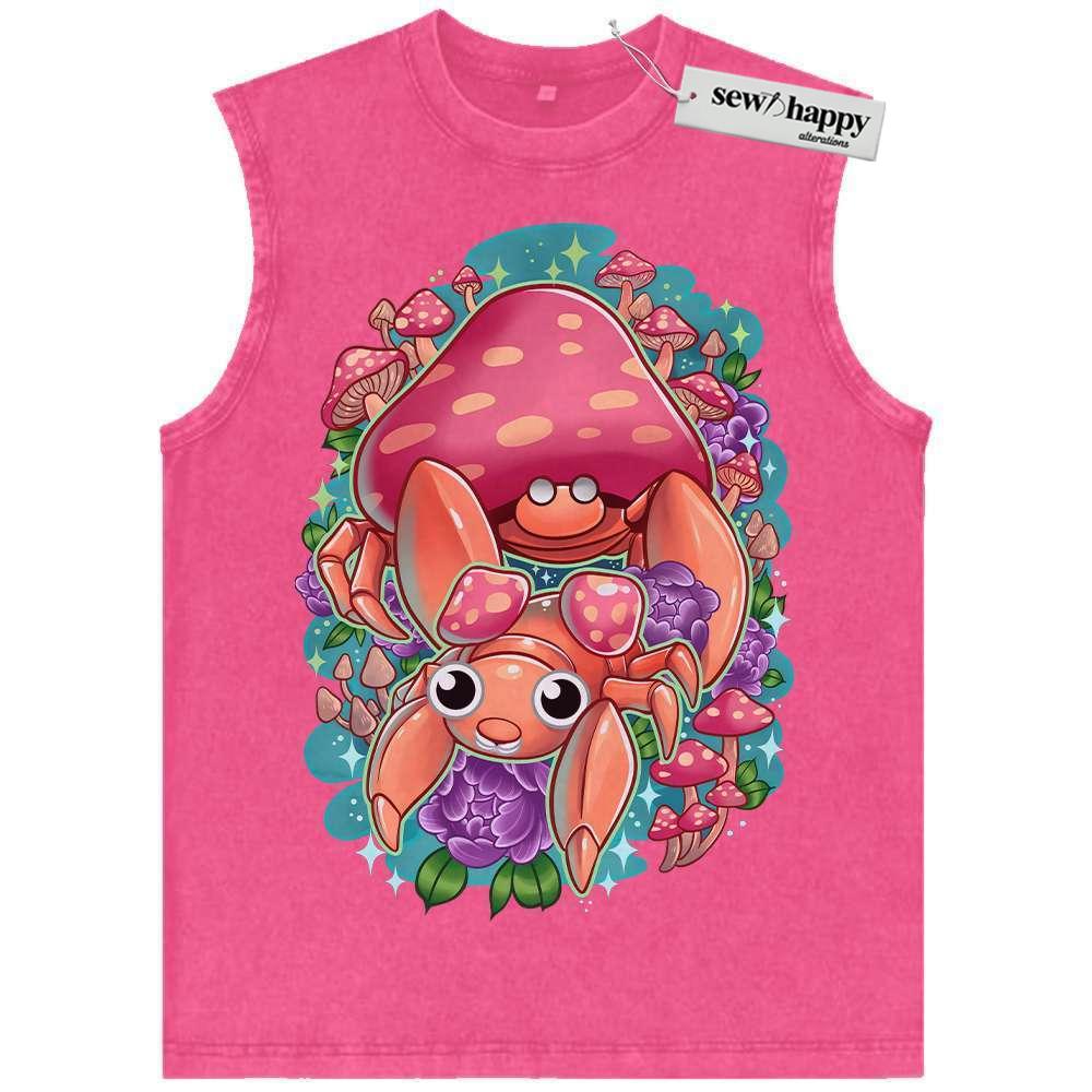 Wash Tank Top Paras Tank Top, Parasect Tank Top, Pokemon Tank Top, Anime Tank Top, Vintage Tank Top