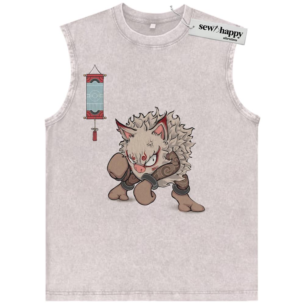 Wash Tank Top Primeape Tank Top, Pokemon Tank Top, Anime Tank Top, Vintage Tank Top