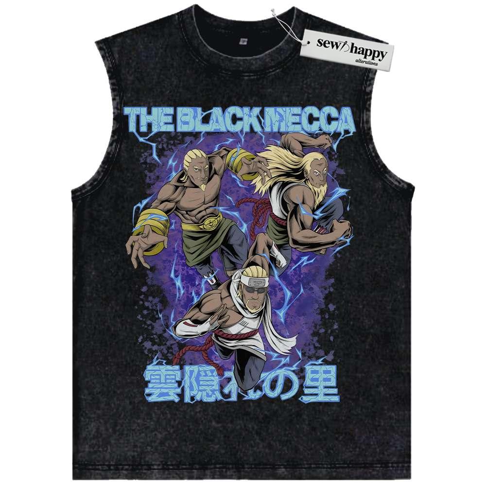 Wash Tank Top Raikage Tank Top, Naruto Tank Top, Anime Tank Top, Vintage Tank Top