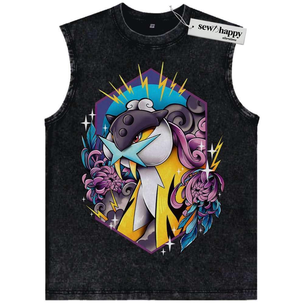 Wash Tank Top Raikou Tank Top, Pokemon Tank Top, Anime Tank Top, Vintage Tank Top