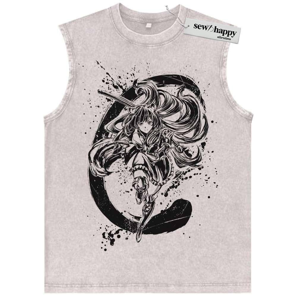 Wash Tank Top Raphtalia Tank Top, The Rising of the Shield Hero Tank Top, Anime Tank Top, Vintage Tank Top