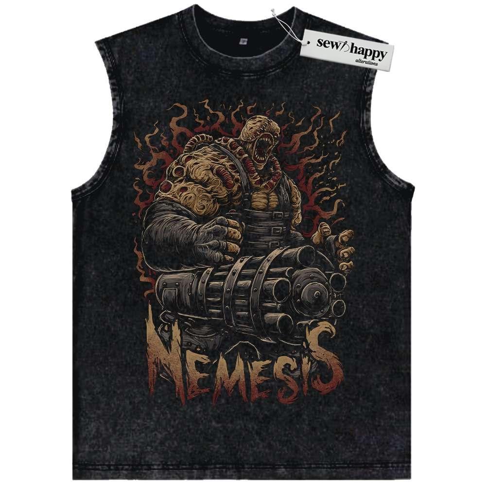 Wash Tank Top Resident Evil 3: Nemesis Tank Top, Game Tank Top, Vintage Tank Top