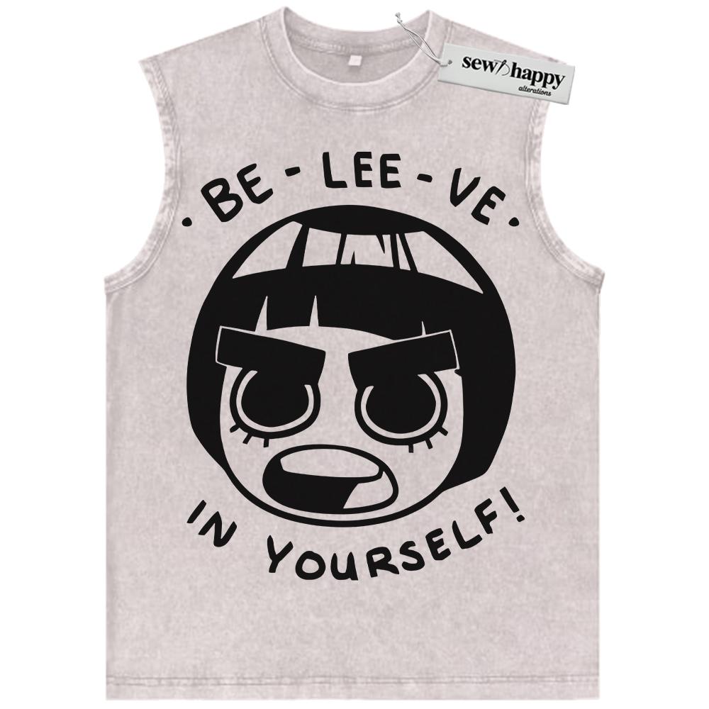 Wash Tank Top Rock Lee Tank Top, Naruto Tank Top, Anime Tank Top, Vintage Tank Top