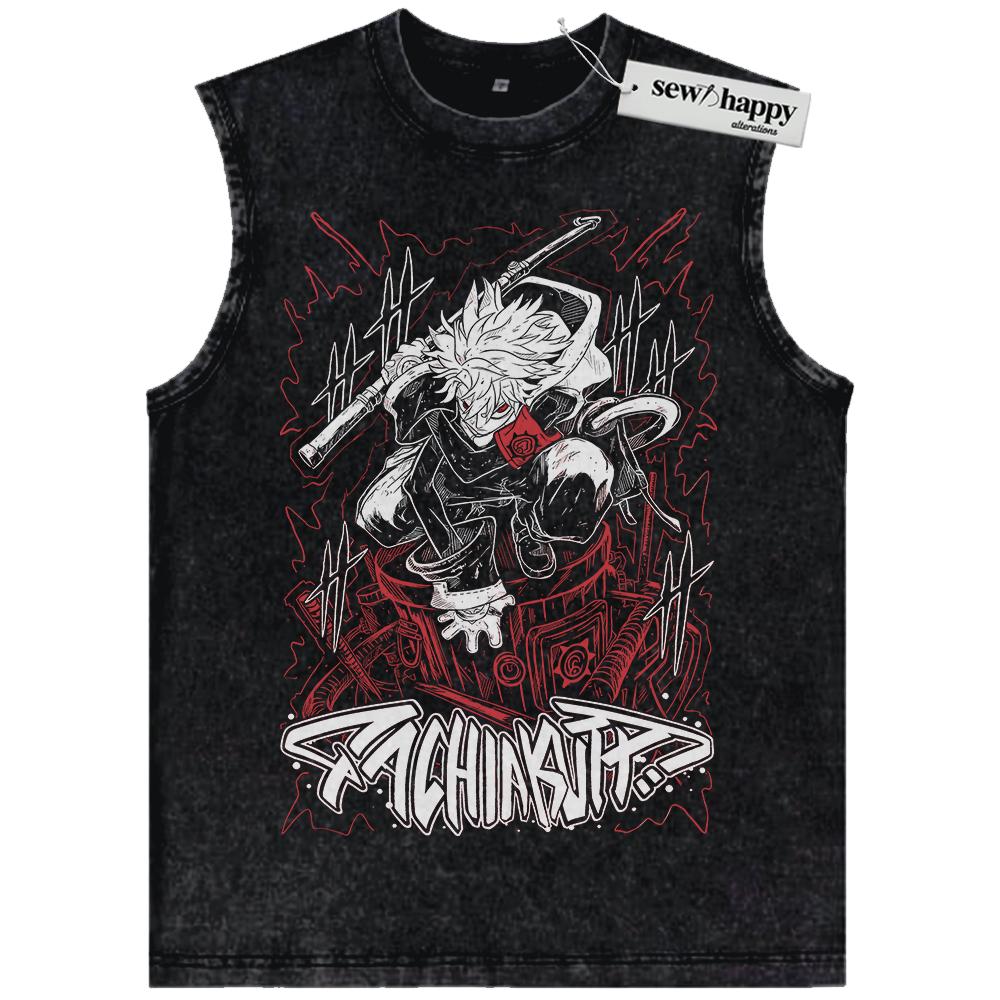 Wash Tank Top Rudo Surebrec Tank Top, Gachiakuta Tank Top, Anime Tank Top, Vintage Tank Top
