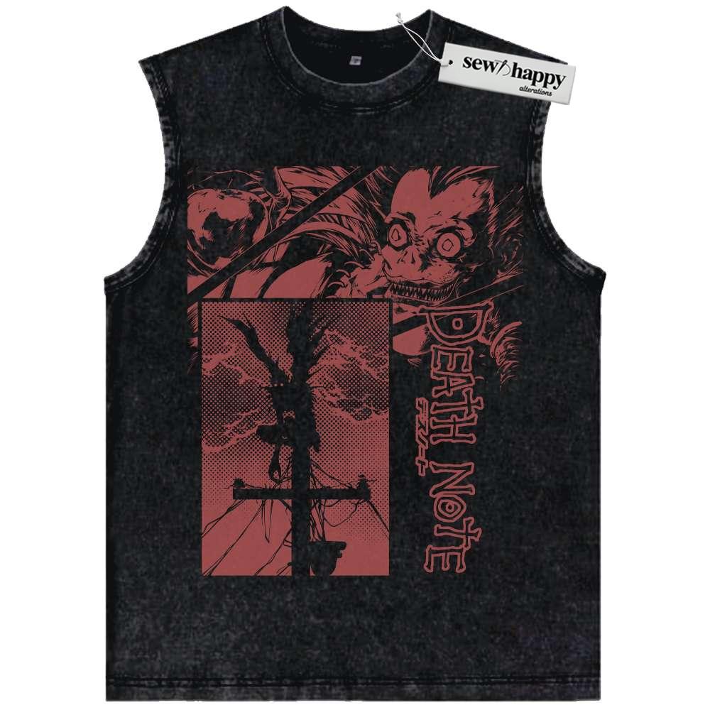 Wash Tank Top Ryuk Tank Top, Death Note Tank Top, Anime Tank Top, Vintage Tank Top