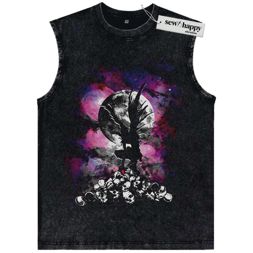 Wash Tank Top Ryuk Tank Top, Death Note Tank Top, Anime Tank Top, Vintage Tank Top