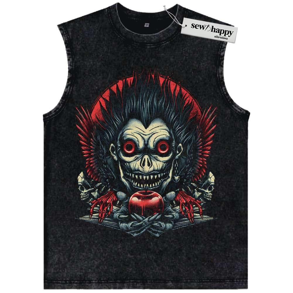 Wash Tank Top Ryuk Tank Top, Death Note Tank Top, Anime Tank Top, Vintage Tank Top