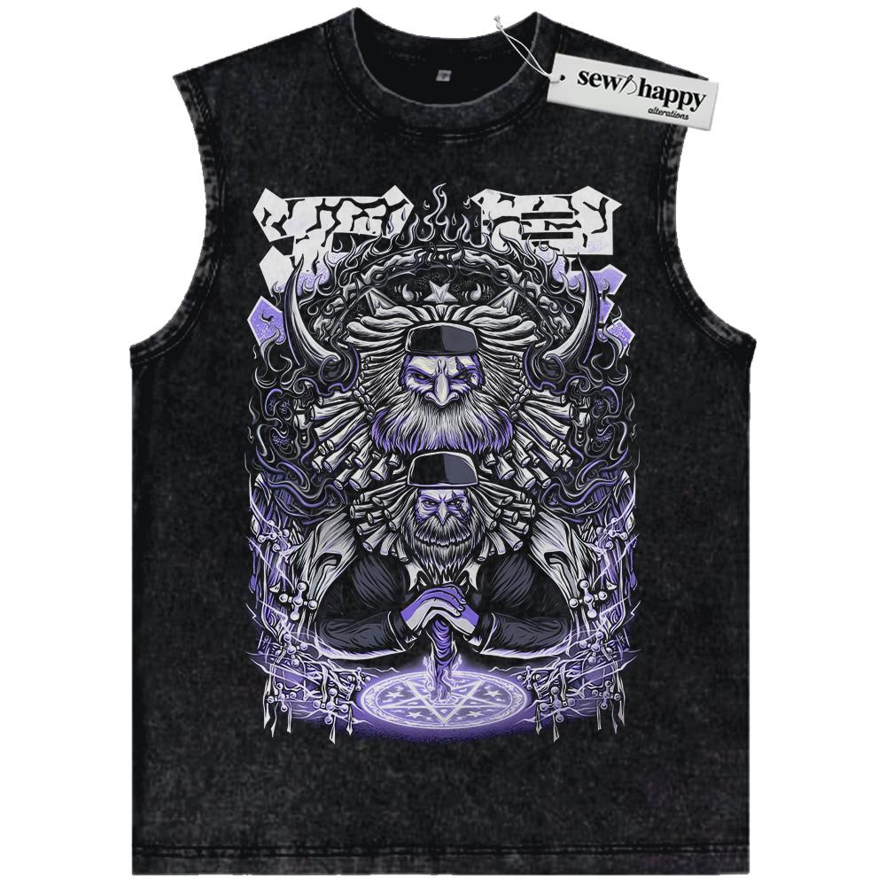 Wash Tank Top Saint Jaygarcia Saturn Tank Top, One Piece Tank Top, Anime Tank Top, Vintage Tank Top