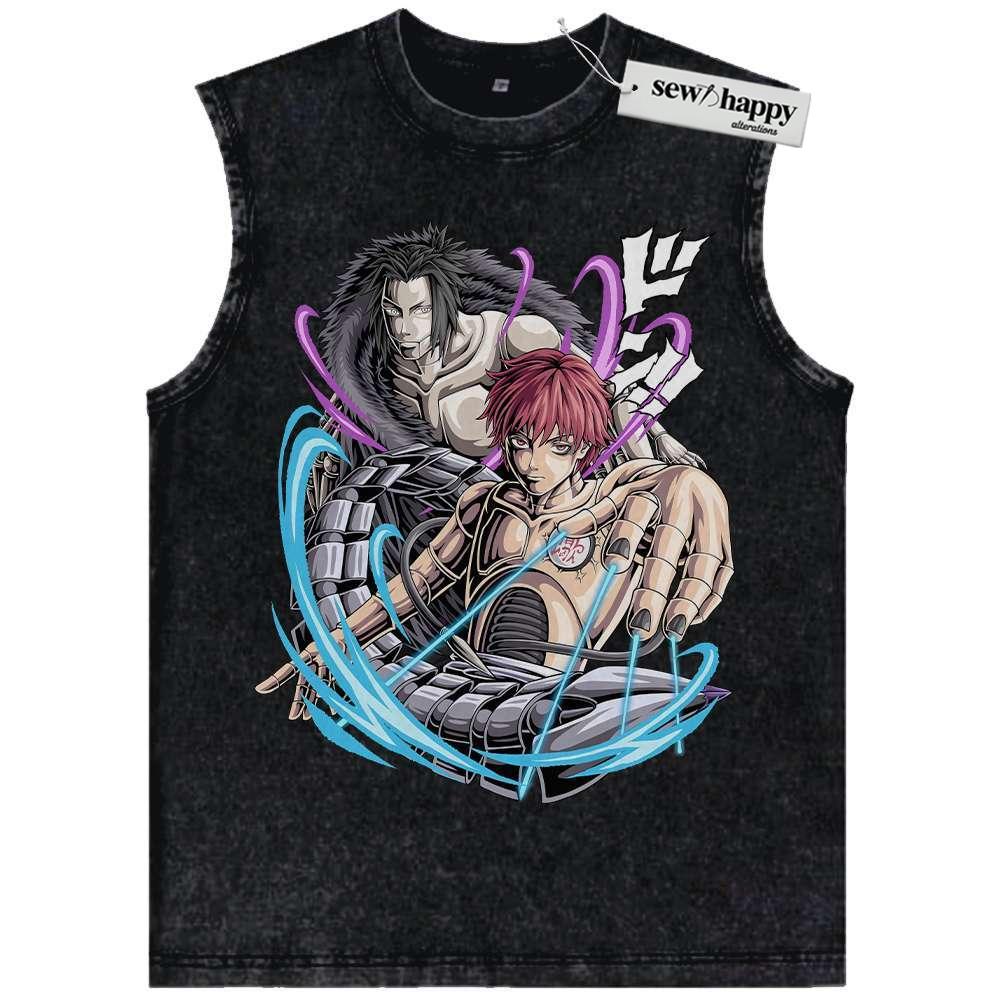 Wash Tank Top Sasori Tank Top, Naruto Tank Top, Anime Tank Top, Vintage Tank Top