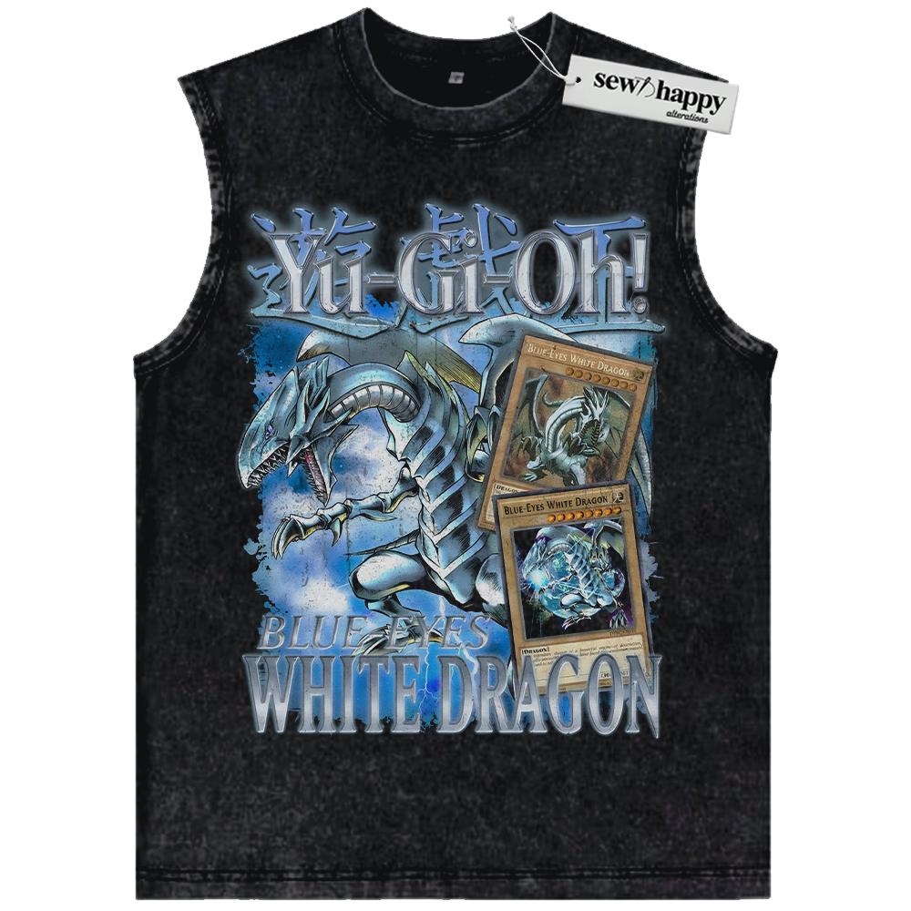 Wash Tank Top Satoru Gojo Tank Top, Jujutsu Kaisen Tank Top, Anime Tank Top, Vintage Tank Top