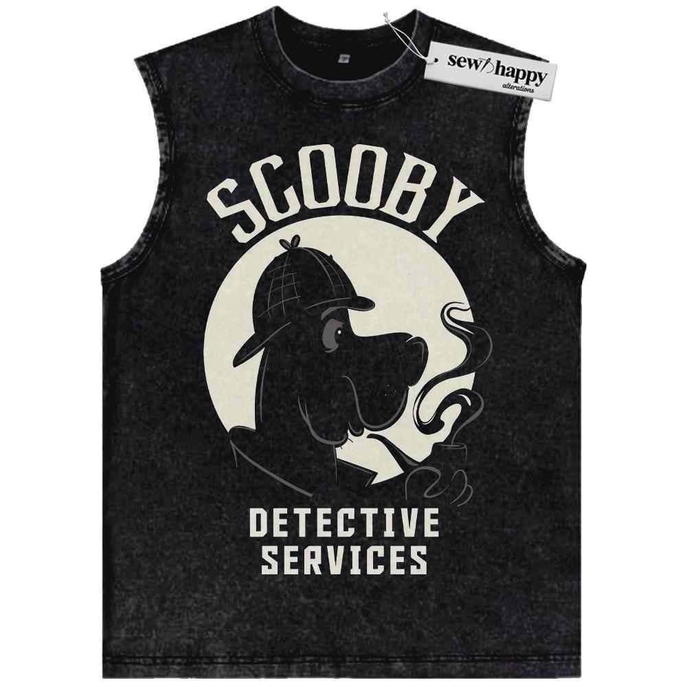 Wash Tank Top Scooby-Doo Tank Top, Animated Tank Top, Vintage Tank Top