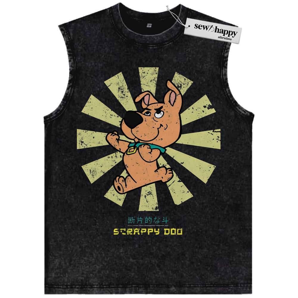 Wash Tank Top Scrappy-Doo Tank Top, Scooby-Doo Tank Top, Animated Tank Top, Vintage Tank Top