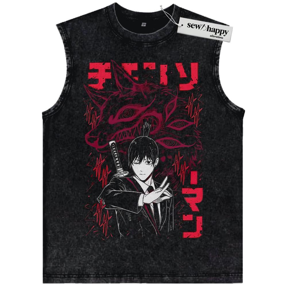 Wash Tank Top Seiko Ayase Tank Top, Dandadan Tank Top, Anime Tank Top, Vintage Tank Top