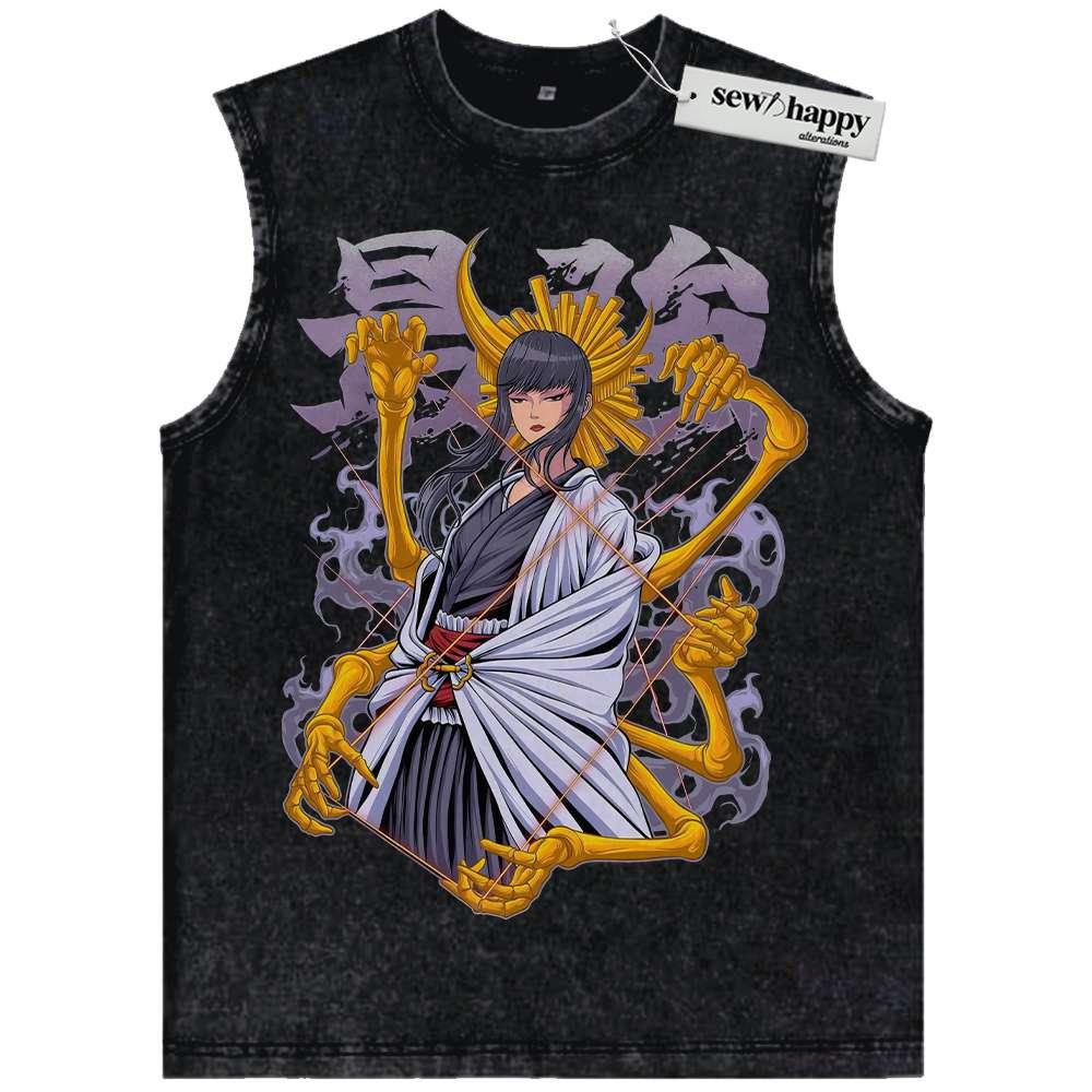 Wash Tank Top Senjumaru Shutara Tank Top, Bleach Tank Top, Anime Tank Top, Vintage Tank Top