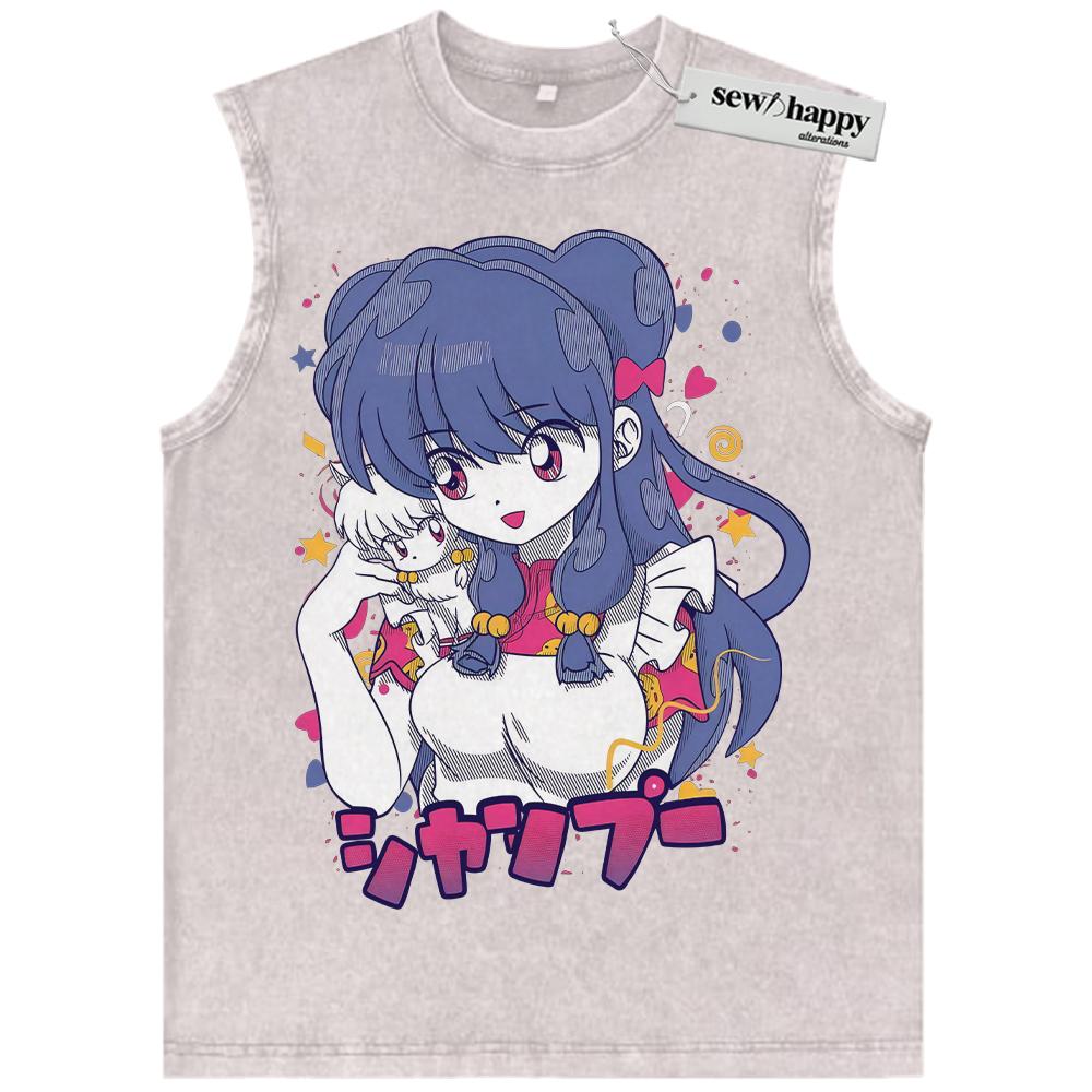 Wash Tank Top Shampoo Tank Top, Ranma 1/2 Tank Top, Anime Tank Top, Vintage Tank Top