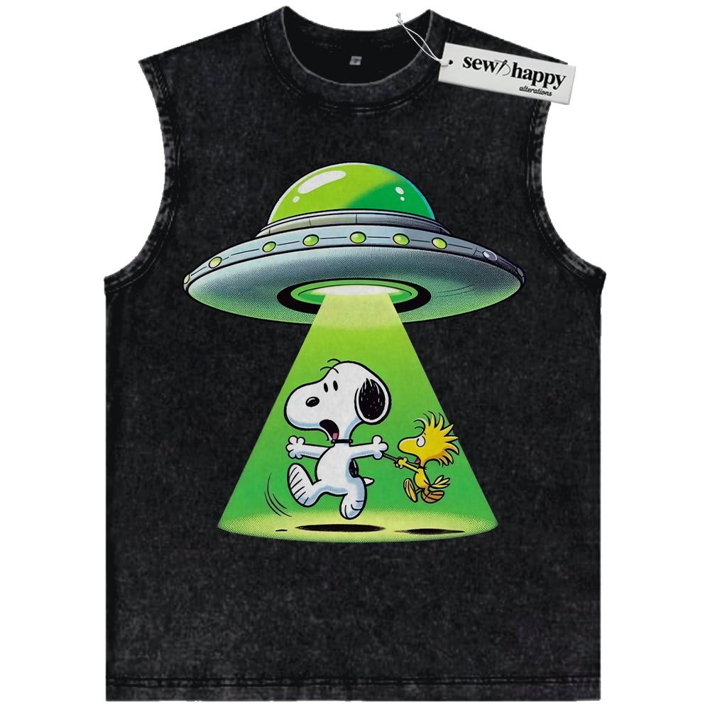 Wash Tank Top Snoopy Tank Top, Peanuts Tank Top, Animated Tank Top, Vintage Tank Top