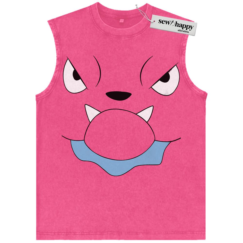 Wash Tank Top Snubbull Tank Top, Pokemon Tank Top, Anime Tank Top, Vintage Tank Top