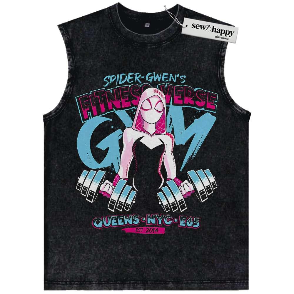 Wash Tank Top Spider-Gwen Tank Top, Spider-Man Tank Top, Marvel Comics Tank Top, Vintage Tank Top