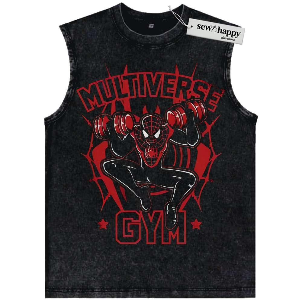 Wash Tank Top Spider-Man Tank Top, Marvel Comics Tank Top, Vintage Tank Top