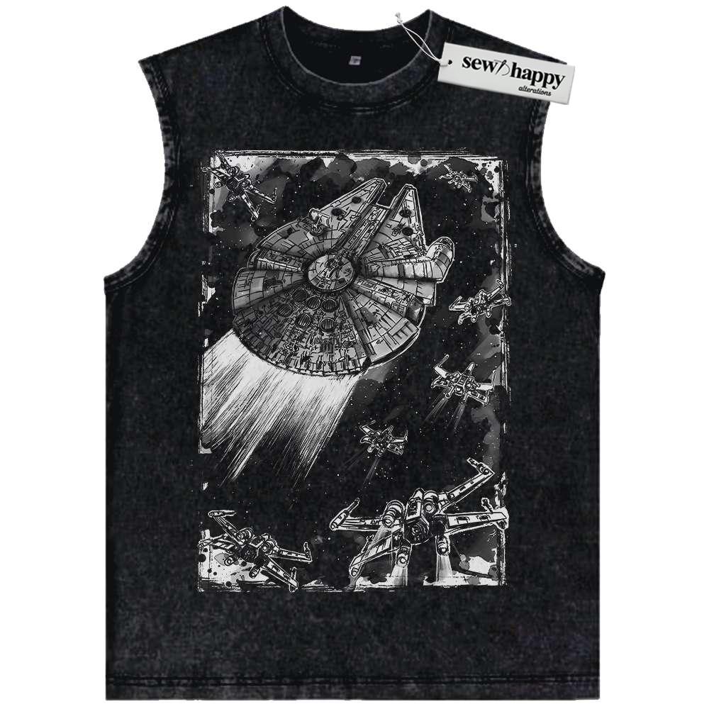 Wash Tank Top Star Wars Tank Top, Movie Tank Top, Vintage Tank Top