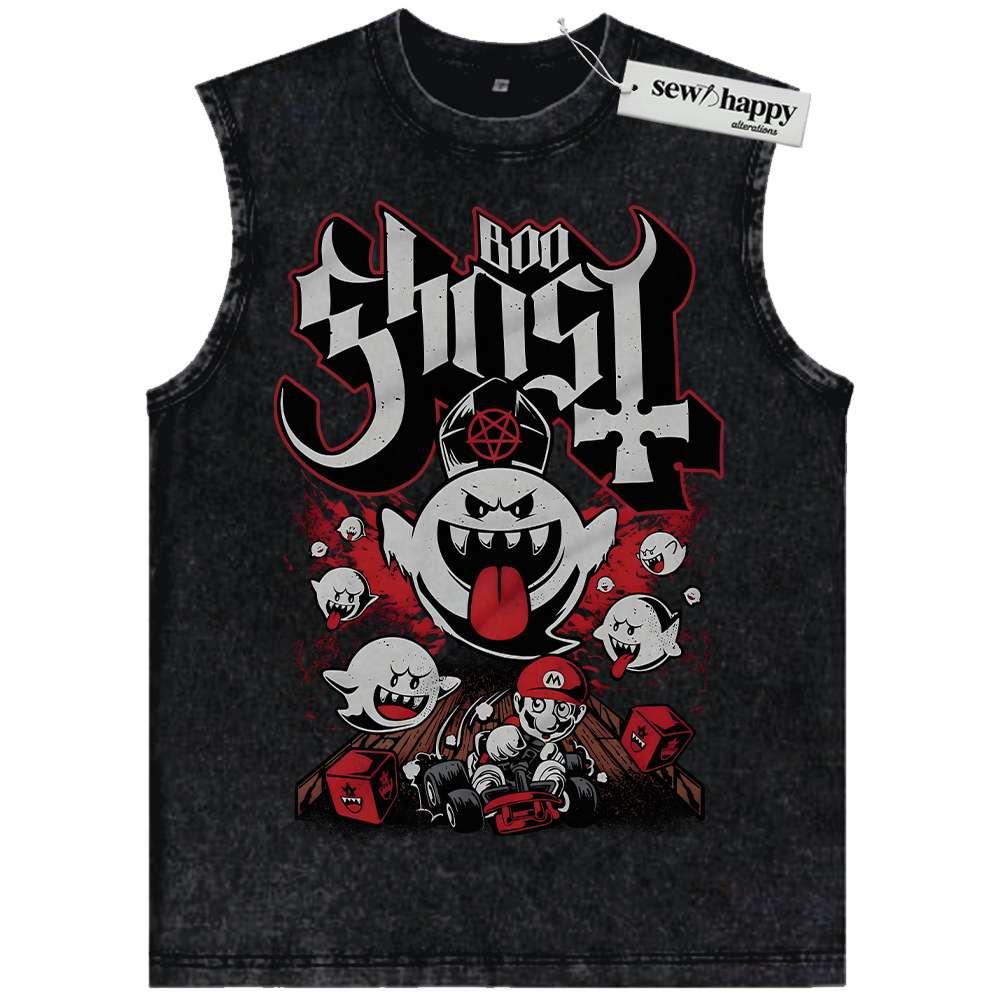 Wash Tank Top Super Mario Tank Top, Game Tank Top, Vintage Tank Top