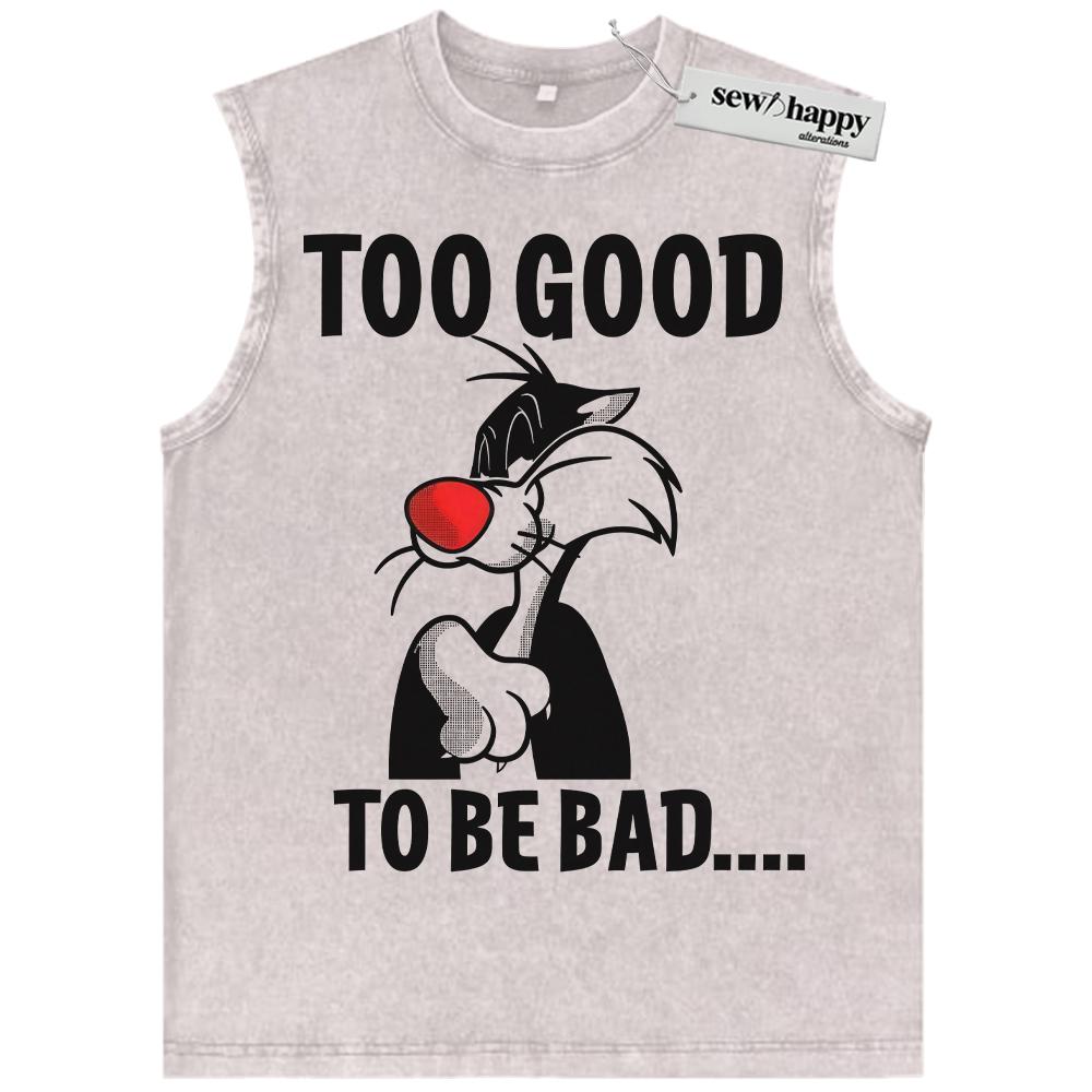 Wash Tank Top Sylvester Tank Top, Looney Tunes Tank Top, Animated Tank Top, Vintage Tank Top