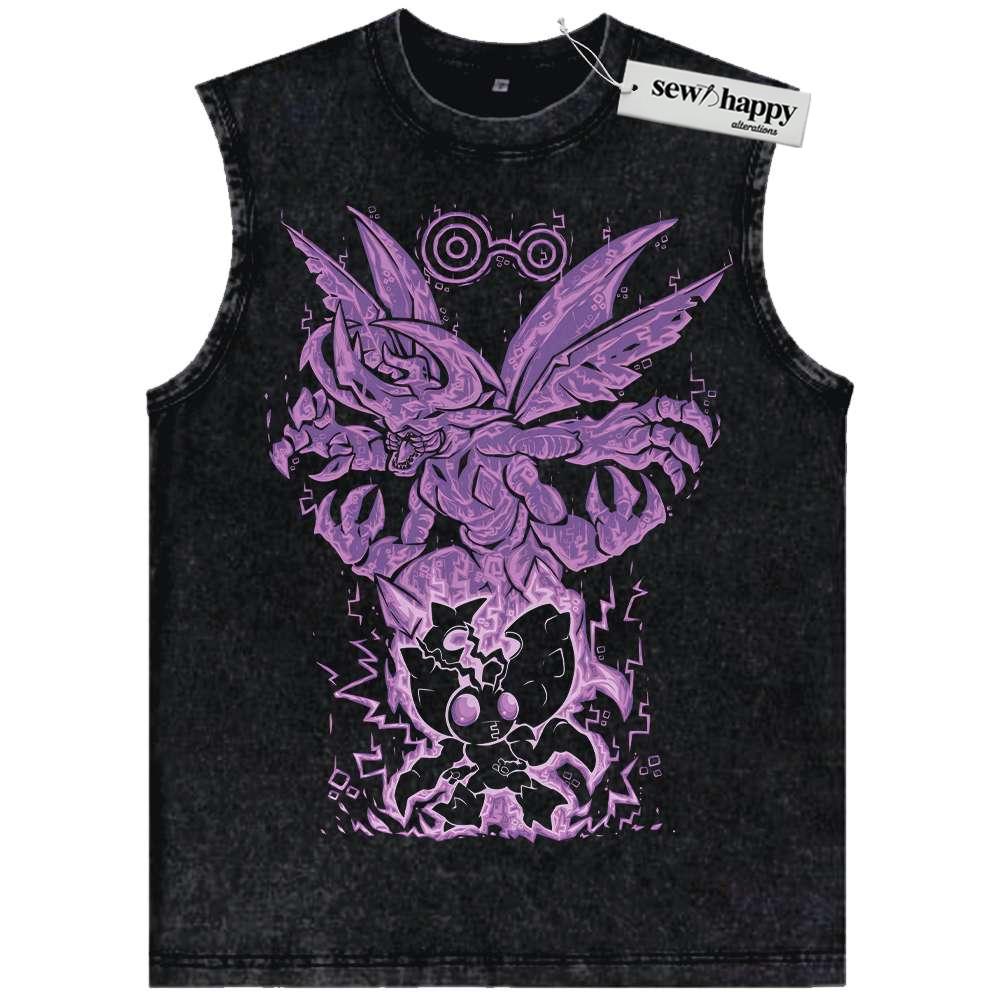 Wash Tank Top Tentomon Tank Top, Digimon Adventure Tank Top, Anime Tank Top, Vintage Tank Top
