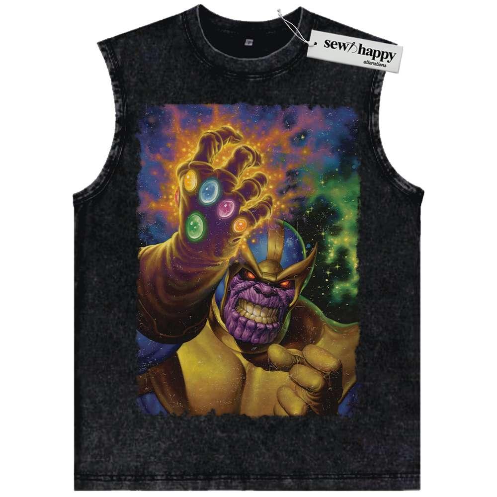 Wash Tank Top Thanos Tank Top, Marvel Comics Tank Top, Vintage Tank Top