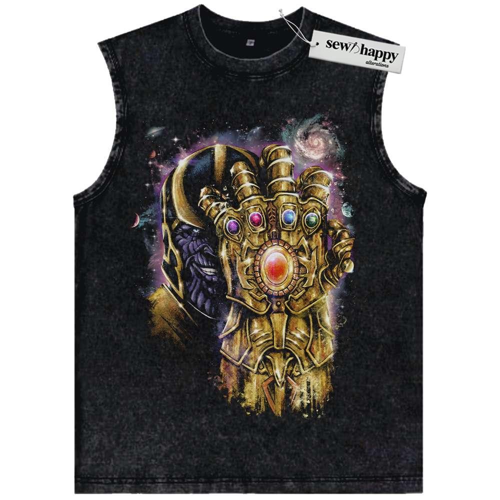 Wash Tank Top Thanos Tank Top, Marvel Comics Tank Top, Vintage Tank Top