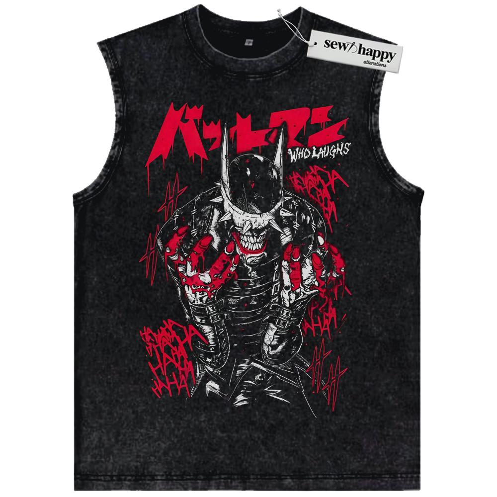 Wash Tank Top The Batman Who Laughs Tank Top, Movie Tank Top, Vintage Tank Top