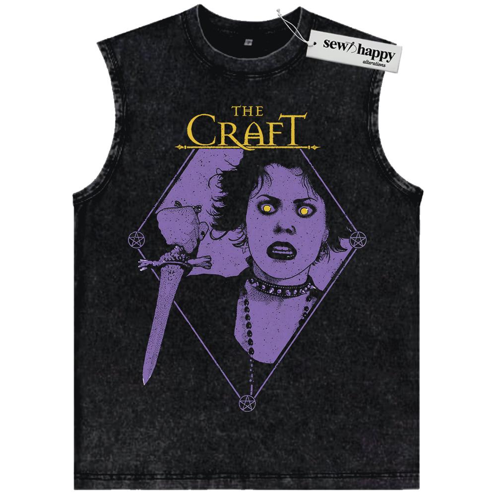 Wash Tank Top The Craft Tank Top, Horror Movie Tank Top, Halloween Tank Top, Vintage Tank Top