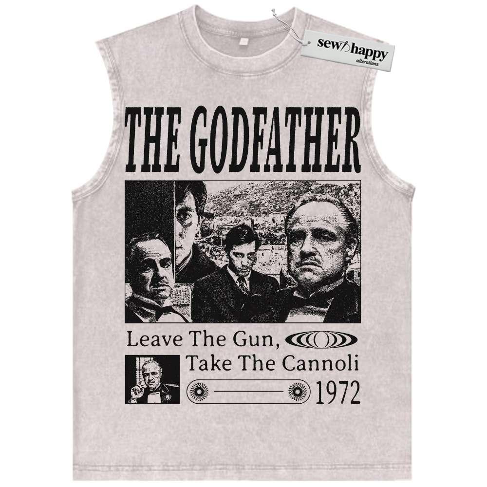 Wash Tank Top The Godfather Tank Top, Movie Tank Top, Vintage Tank Top
