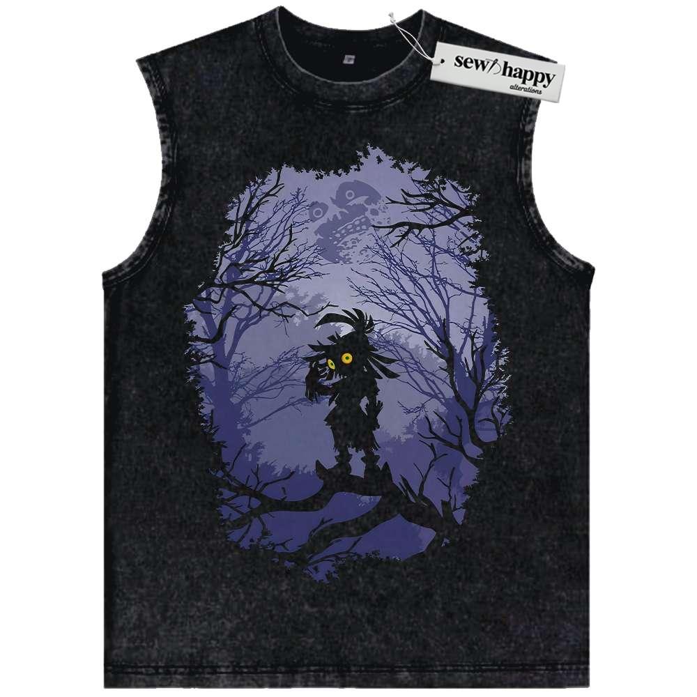 Wash Tank Top The Legend of Zelda: Majora’s Mask Tank Top, Game Tank Top, Vintage Tank Top