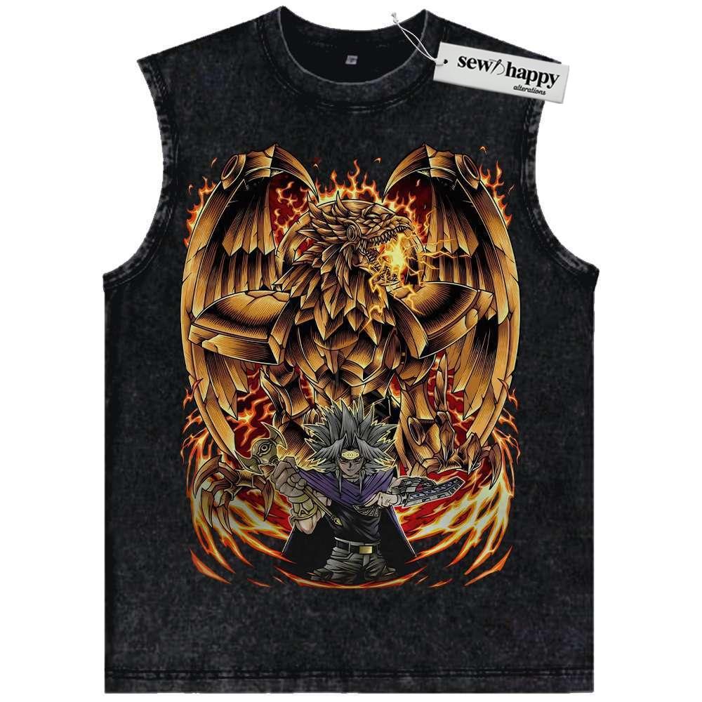 Wash Tank Top The Winged Dragon of Ra Tank Top, Marik Ishtar Tank Top, Anime Tank Top, Vintage Tank Top