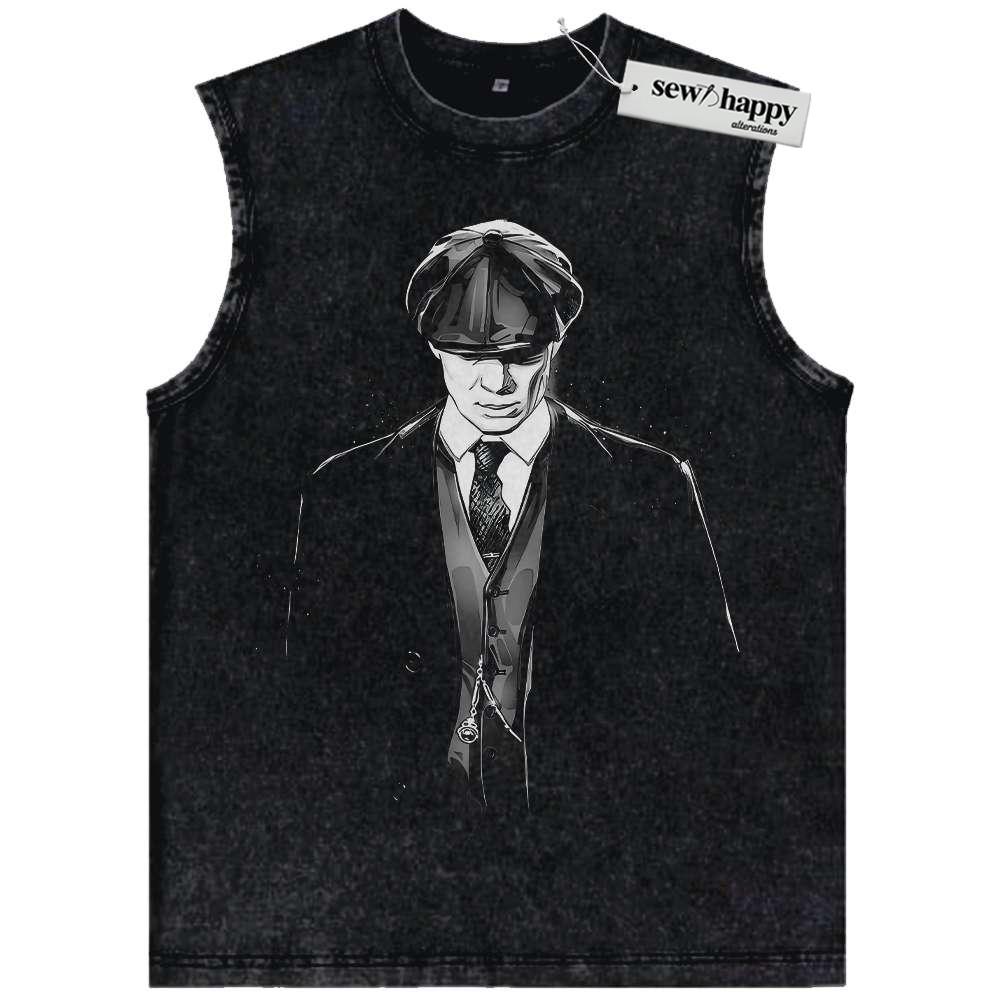 Wash Tank Top Tommy Shelby Tank Top, Peaky Blinders Tank Top, Movie Tank Top, Vintage Tank Top