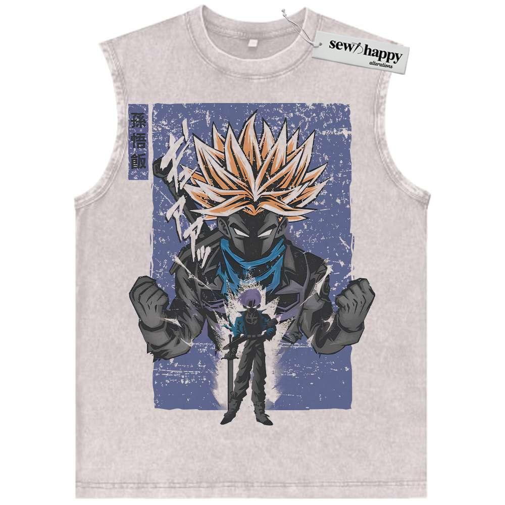 Wash Tank Top Trunks Tank Top, Dragon Ball Z Tank Top, DBZ Tank Top, Anime Tank Top, Vintage Tank Top