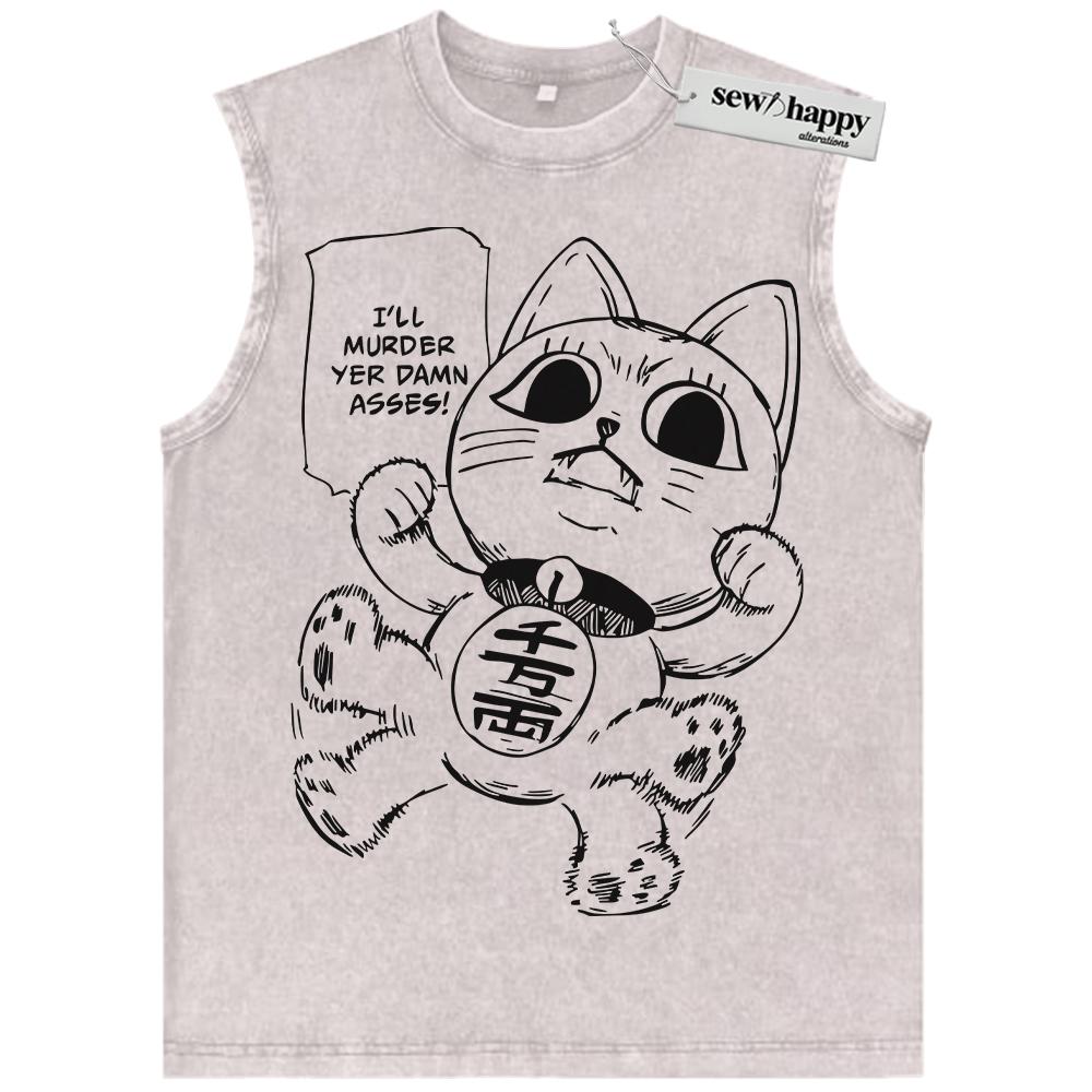 Wash Tank Top Turbo Granny Tank Top, Dandadan Tank Top, Anime Tank Top, Vintage Tank Top