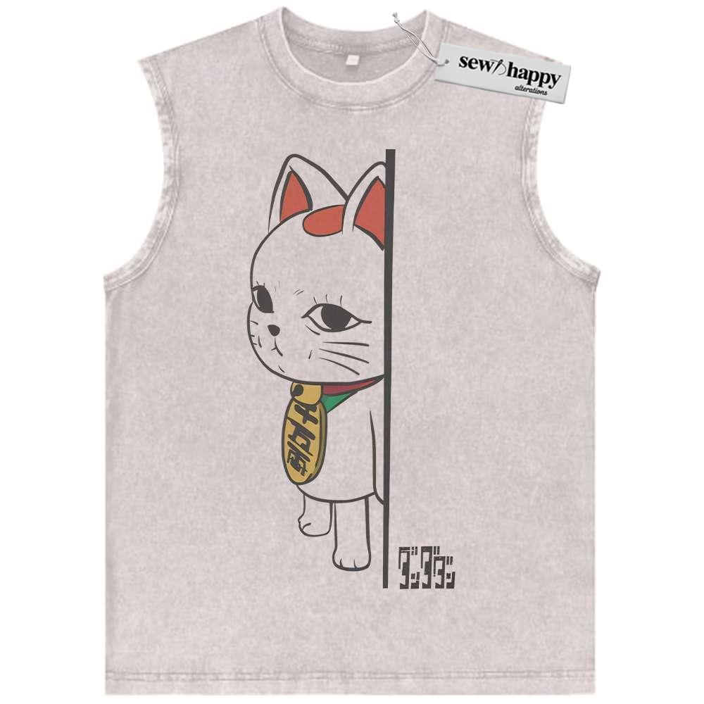 Wash Tank Top Turbo Granny Tank Top, Dandadan Tank Top, Anime Tank Top, Vintage Tank Top